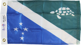 Galapagos Islands (Turtle) - 12&quot; x 18&quot; Nylon Flag - £20.76 GBP