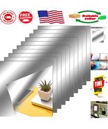 Create Stunning Reflections with 10 Non-Glass Mirror Sheets, 12 x 12 Inc... - $44.74 CAD