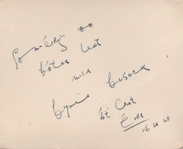 Cyril Cusack The Day Of The Jackal Hand Signed Autograph - £7.06 GBP
