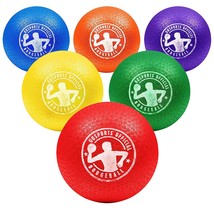 GoSports 7&quot; Inflatable No Sting Dodgeball 6 Pack Includes Ball Pump &amp; Me... - £36.37 GBP