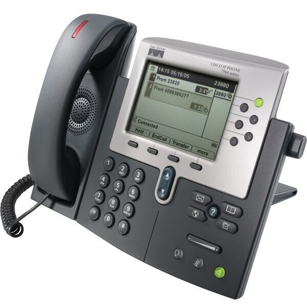 Cisco 7960*2, 7961 Unified IP VOIP PoE Business Office Phone-Gray TESTED w/stand - $64.68