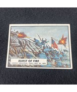 1962 Topps Civil War News Card #56 BURST OF FIRE Vintage 60s Trading Cards - $19.75
