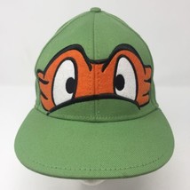 TMNT Teenage Mutant Ninja Turtles Michelangelo Green Hat Sz 7 3/8 Retro Mirage - $35.63