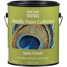 1 gal Modern Masters ME591 Platinum Metallic Paint Collection Water-Based - $105.74