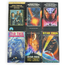 VTG Star Trek: Mixed Lot 6 VHS 1980s &amp; 90s Movies &amp; Documentary 3 5 6 + Next Gen - £11.11 GBP