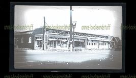 BLACK &amp; WHITE NEGATIVE * 1933 LONG BEACH CA earthquake Pharmacy on stree... - $9.95