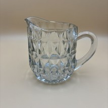 Jeannette Windsor Diamond Clear Depression Glass Pitcher 4.5” Tall EUC V... - $15.97