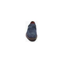 Stacy Adams Marlowe Algonquin Moc Toe Penny Slip On Navy Suede 25550-415 image 7