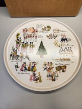 Waverly 12 Days Of Christmas Platter 13&quot; - £26.14 GBP