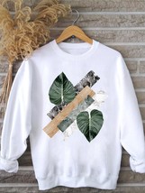 Clothing Casual Wild  Watercolor Fashion Pullovers Ladies Women Spring Autumn Wi - £57.84 GBP