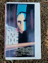 Edge of the Axe VHS Slasher Horror Movie 1989 Cut Box Exrental Clamshell... - £99.16 GBP