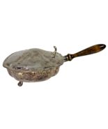 Antique Silver-plated On Copper Ornate Covered Serving Dish with Handle ... - $27.12 CAD