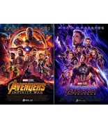 Avengers Infinity War End Game Set of 2 Movie Poster Print 24x36&quot; 27x40&quot;... - £15.90 GBP+
