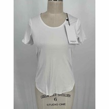 NWT Ministry of Supply Luxe Touch Tee Shirt Sz XXS White Short Sleeve - £23.09 GBP