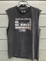 Mojang Jinx Periodic Table of Minecraft Black T-shirt Tank Top Size Men&#39;s Sz L - £11.01 GBP