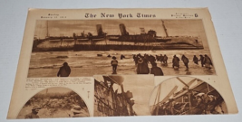 Vintage 1919 New York Times Rotogravure Picture Section 6 - January 12th - £19.29 GBP