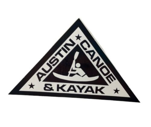 Austin Texas Canoe / Kayak Canoe Paddle Board Sticker Decal NEW 3&quot; X 5&quot; - $7.91