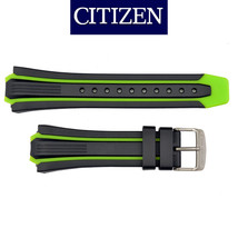 Genuine CITIZEN Eco Drive Watch Band Strap BN0090-01E S080100 Green /Black - £66.39 GBP