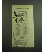 1949 Atlantic City New Jersey Ad - Has nothing to sell but Climate - $18.49