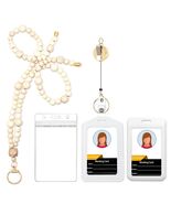 Wood Beaded Lanyards Set Boho Teacher ID Badge Holder Clip White Brown L... - $205.68 MXN Wood Beaded Lanyards Set Boho Teacher ID Badge Holder Clip White Brown L... - $205.68 MXN