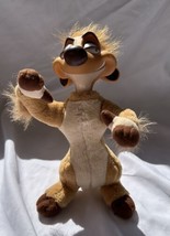 Disney Store TIMON Meerkat Plush Lion King 11&#39; Stuffed Animal Toy Poseable - $8.99