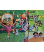 2011 Nickelodeon 3 Pack Wooden Puzzles in Wood Storage Box by Cardinal D... - $38.35 CAD