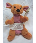 Walt Disney Mattel Winnie the Pooh FLOPPY KANGA 6&quot; Bean Bag STUFFED ANIM... - $18.32