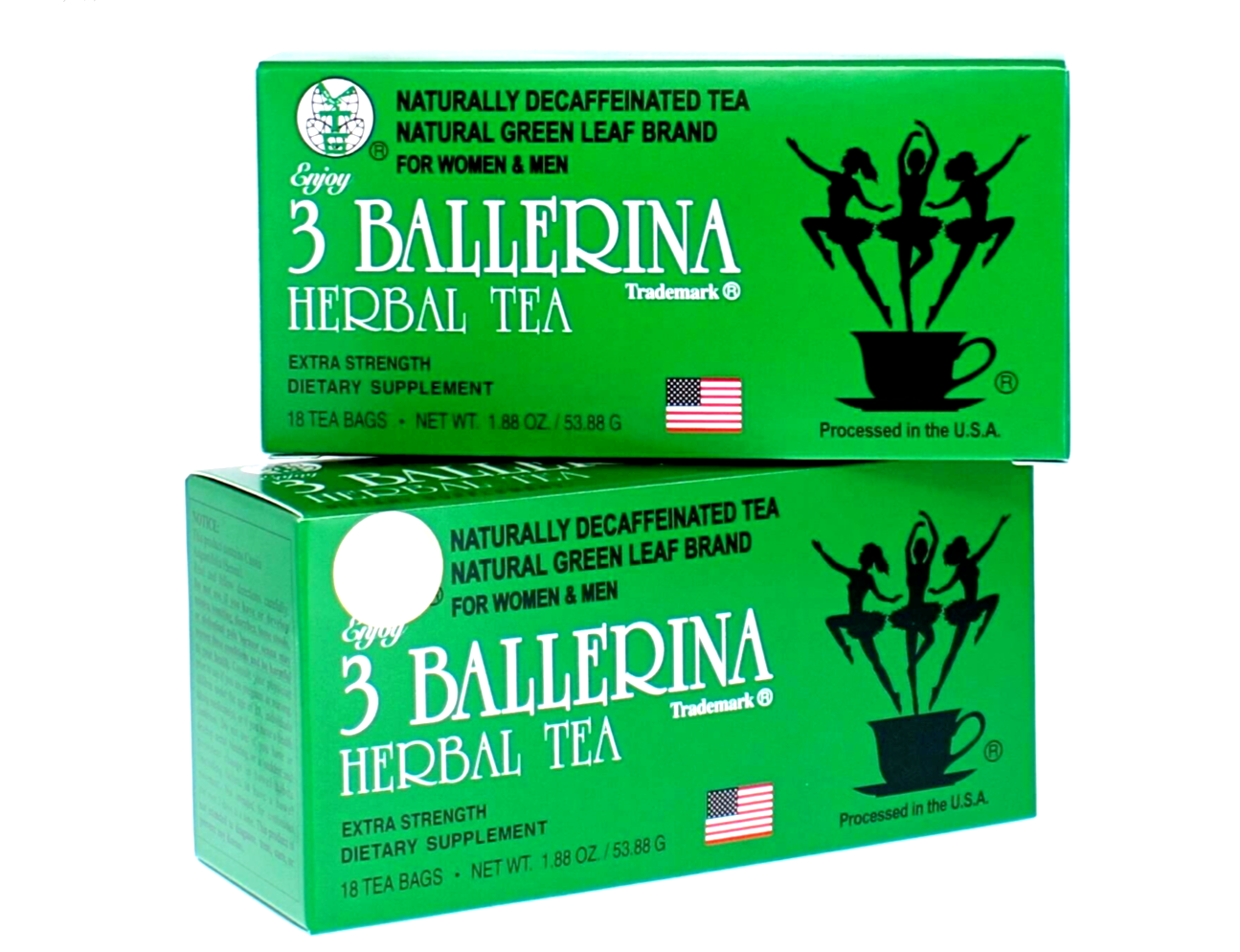 3 BALLERINA TEA DIETERS DRINK EXTRA STRENGTH, 1.88oz /18 tea bags Exp: 4/11/2025 - $8.90