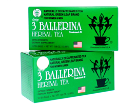 3 BALLERINA TEA DIETERS DRINK EXTRA STRENGTH, 1.88oz /18 tea bags Exp: 4... - £6.98 GBP