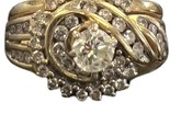 Diamond Women&#39;s Wedding set 14kt Yellow Gold 379032 - $459.00