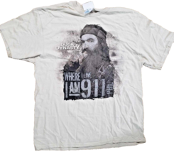 Duck Dynasty Phil Robertson I am 911 Men&#39;s T-Shirt Graphic Tee Rare 3XL ... - £11.67 GBP