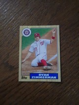 2012 Topps Baseball Card # 69 Ryan Zimmerman - £1.05 GBP