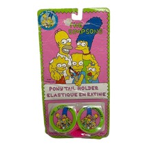 Vintage THE SIMPSONS Pony Tail Holders BART SIMPSON Wow Wee 1990 Pink ha... - £7.41 GBP