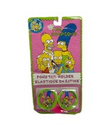 Vintage THE SIMPSONS Pony Tail Holders BART SIMPSON Wow Wee 1990 Pink ha... - $9.28