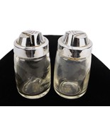 Federal Housewares Salt &amp; Pepper Shakers, Glass Bottles, Chromed Plastic... - $14.65