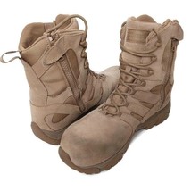 Merrell Mens Size 11 M Tactical Boots Steel Toe Lace Up Zip Side Comfort Base - £49.32 GBP