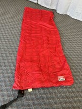 Vintage Marlboro Unlimited Sleeping Bag Red Flannel Plaid Insulated camping 90s - £15.73 GBP