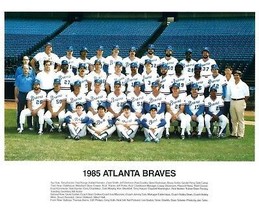 1985 ATLANTA BRAVES 8X10 TEAM PHOTO BASEBALL MLB PICTURE - £3.88 GBP