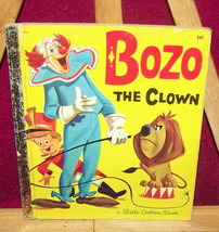 vintage 60&#39;s little golden books {bozo the clown} - £13.22 GBP