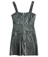 Love Tree Vegan Leather Sleeveless Strappy Dress Size Small No Belt - €17,05 EUR
