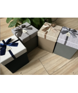 1pc Gift packaging Box with Ribbon,Wedding Gift box,wedding Favor Box,bi... - £10.58 GBP