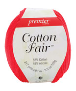 Premier Yarns Cotton Fair Solid Yarn-Red - $15.87