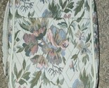 VTG Cloth Bible Book Cover Carrier Church Study Floral Design Side Zippe... - $14.99