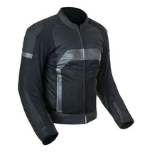Men Gray Color Motor Bike Silver Stripes Genuine Leather Safety Pads jacket - £132.68 GBP