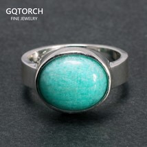 Genuine Solid 925 Sterling Silver Ring Simple Ordinary Ring Turquoise Minimalist - £36.50 GBP