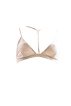 ONE TEASPOON Womens Bra Triangle Wrapped Elegant Lingerie Grey Size S - £34.32 GBP