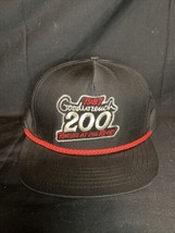Vintage 87 Goodwrench 200 Nascar Hat Cap Black Snapback Usa - £15.20 GBP