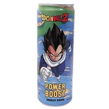 Dragon Ball Z Anime Power Boost Energy Beverage 12 oz Illustrated Can NEW SEALED - £3.98 GBP