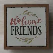 Welcome Friends Wall Art Tile by Huangyan Senheng Boho Cottage Core Coun... - €7,69 EUR