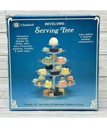 Vintage Chadwick Revolving Serving Tree Clear Plastic Centerpiece Candy ... - £45.93 GBP